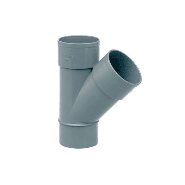 Derivación PVC 45º Ø160 mm Macho-Hembra DSM 122 - Macrotubo