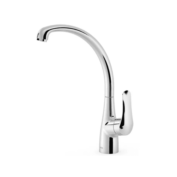 Grifo Monomando Cocina Tres con Caño Giratorio de 10,1 cm